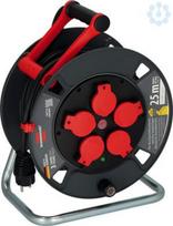 ilgintuvas ip44 - Ilgintuvo ritė Brennenstuhl 9231250100, 25 m, 5 lizdai, Juoda (Black) - 1 nuotrauka