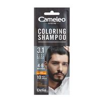 Delia Cosmetics Cameleo Men dažomasis šampūnas vyrams - 4.0 Medium Brown 15 ml