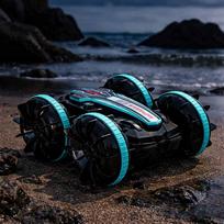 gestais valdomas automobilis - Amfibinis RC automobilis Juodas (Black) Turquoise - 2 nuotrauka