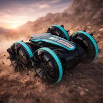 gestais valdomas automobilis - Amfibinis RC automobilis Juodas (Black) Turquoise - 3 nuotrauka