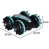 gestais valdomas automobilis - Amfibinis RC automobilis Juodas (Black) Turquoise - 5 nuotrauka