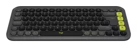 pop keys klaviatura - Logitech POP Icon Keys, Grafitas (Graphite), US, belaidė - 5 nuotrauka