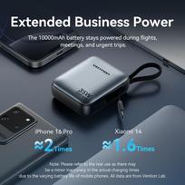 mini power bank - Vention FHEN0, 10000mAh, 35W, smėlio spalvos - 10 nuotrauka