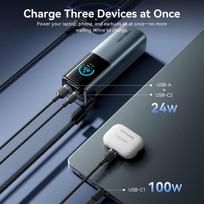 power bank 65w - Vention Powerhive FKFH0 20000mAh 165W išorinė baterija + kabelis - 2 nuotrauka