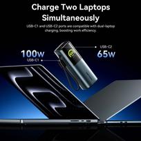 power bank 65w - Vention Powerhive FKFH0 20000mAh 165W išorinė baterija + kabelis - 3 nuotrauka