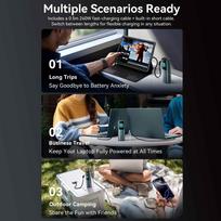 power bank 65w - Vention Powerhive FKFH0 20000mAh 165W išorinė baterija + kabelis - 14 nuotrauka