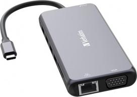 usb c ethernet - Verbatim USB-C Pro Multiport Hub 14 Port CMH-14 Pilkas (Gray) - 4 nuotrauka