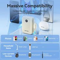 power bank 20000mah 22.5w - Vention FKBN0-C 20000mAh 22.5W smėlio spalvos - 2 nuotrauka