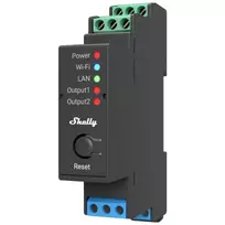 wifi jungikliai - Shelly Pro 2 Išmanioji 2 Kanalų Relė WiFi/LAN - 3 nuotrauka