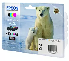 epson xp spausdintuvas - EPSON Tinte Multipack 4-colours 26XL | C13T26364010 - 2 nuotrauka