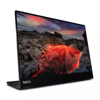 lenovo 16 - Lenovo ThinkVision M14t Gen 2 14", 2240x1400, Juodas (Black) - 3 nuotrauka