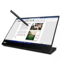 lenovo 16 - Lenovo ThinkVision M14t Gen 2 14", 2240x1400, Juodas (Black) - 6 nuotrauka