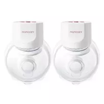 dvigubas belaidis pientraukis - MOMCOZY S12 Pro+ dvigubas nešiojamas belaidis pientraukis, Baltas (White) - 4 nuotrauka