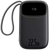 power bank baseus 22.5w - Baseus EnerFill FC31 20000mAh, 22.5W, USB-C + Lightning, juodas (black) - 2 nuotrauka