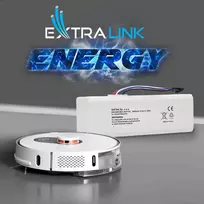 dreame dulkiu siurblys robotas - Dulkių siurblio akumuliatorius Extralink Xiaomi Robot 1C P1904-4S1P-MM, 3200mAh, 47.36Wh - 6 nuotrauka