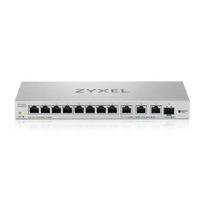 gigabit switch 2 - ZYXEL XGS1250-12 V2, 12-PORT GIGABIT WEBMANAGED DESKTOP SWITCH WITH 8 PORT 1G   3-PORT MULTIGIG 1/2.5/5/10G   1-PORT SFP  | XGS1250-12-ZZ0102F - 2 nuotrauka
