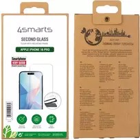 iphone 16 pro ekranas - 4Smarts Second Glass with Mounting Frame for Apple iPhone 16 Pro - 2 nuotrauka