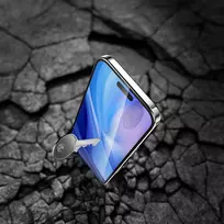 iphone 16 pro ekranas - 4Smarts Second Glass with Mounting Frame for Apple iPhone 16 Pro - 3 nuotrauka