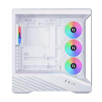 mini pc kompiuteris - Lian Li Vector V100 PC-kompiuterio korpusas, Midi-Tower, ATX, RGB, Tempered Glass - baltos spalvos - 8 nuotrauka