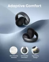 belaides ausines - Anker Soundcore AeroClip Juodas (Black) - 2 nuotrauka