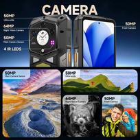 sim 5g - Ulefone Armor 29 Ultra 16GB/1TB Marvel Juodas (Black) - 6 nuotrauka