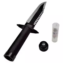 odinis deklas peiliui - Cinema Classic Rambo I didelis peilis su odiniu dėklu CC-H1 360 mm Juodas (Black) - 3 nuotrauka