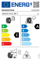 ziemines padangos 185 65 r15 - Bridgestone Blizzak LM 005 185/65 R15 88T - 2 nuotrauka