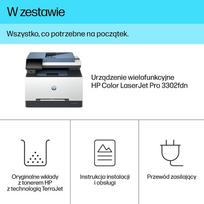 printer mfp - HP Color LaserJet Pro MFP 3302fdn - 8 nuotrauka