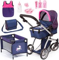 bayer - Bayer - Dolls Pram Mega Set - Navy (18354AC) - 2 nuotrauka