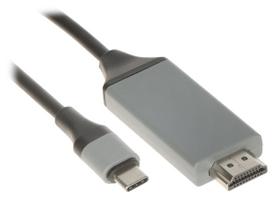 laidas usb c 2m - ADAPTERIS USB-W-C/HDMI-W/2M 2.0 m - 2 nuotrauka