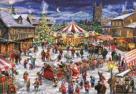 puzzle 1500 - Clementoni The Christmas Fair 2024, 1500 det. - 2 nuotrauka