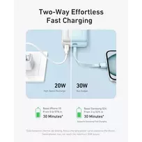 anker - Anker A1689H21 20000 mAh Balta (White) - 2 nuotrauka
