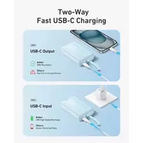 anker - Anker A1689H21 20000 mAh Balta (White) - 5 nuotrauka