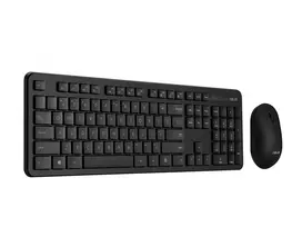 asus klaviatura ir pele - Asus CW100 | Keyboard and Mouse Set | Wireless | Russian | Black | RF 2.4GHz | 90XB0700-BKM0V0 - 4 nuotrauka