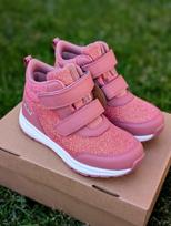 midi - VIKING Bouncy Glitter Mid WP 2V rudeniniai/pavasariniai batai vaikams, Rožinė (Pink) - 1 nuotrauka