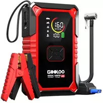 jump starteris - GOOLOO A5 2-in-1 Jump Starter with Compressor Juodas (Black) - 1 nuotrauka
