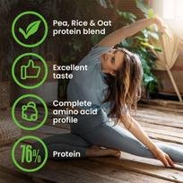 baltymai - Proteinai VPLab Vegan Protein, šokolado skonio, 500 g - 3 nuotrauka