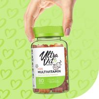 multivitamin 60 - ULTRAVIT maisto papildas GUMMIES KID'S MULTIVITAMIN, 60 guminukų - 4 nuotrauka