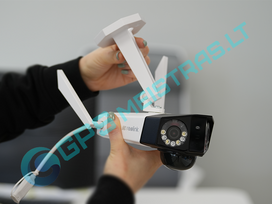 reolink kamera - Reolink Battery 4G Kamera Duo Series G750 Kulka 6MP Dviguba IP66 Baltas (White) - 3 nuotrauka