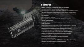 prozektorius rankinis ikraunamas - Nitecore EDC37 LED prožektorius 8000 lm, IP54 - 3 nuotrauka