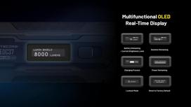 prozektorius rankinis ikraunamas - Nitecore EDC37 LED prožektorius 8000 lm, IP54 - 4 nuotrauka