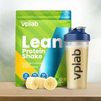 baltymu milteliai - Proteinai VPLab LEAN Protein Shake Raspberry-White Chocolate, 750 g - 2 nuotrauka