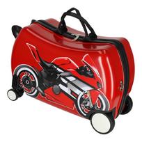lagaminai - Vaikiškas kelioninis lagaminas ant ratų, motociklas (Motorcycle) 25 L - 4 nuotrauka