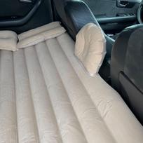 pripuciamas - Pripučiamas čiužinys automobiliams, smėlio spalvos + pompa - 4 nuotrauka