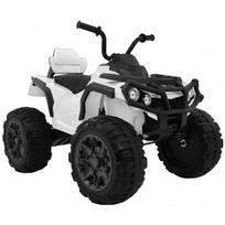vaikiskas elektrinis keturratis - Vaikiškas elektrinis keturratis Quad ATV, baltas - 4 nuotrauka