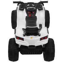 vaikiskas elektrinis keturratis - Vaikiškas elektrinis keturratis Quad ATV, baltas - 5 nuotrauka