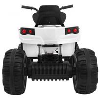 vaikiskas elektrinis keturratis - Vaikiškas elektrinis keturratis Quad ATV, baltas - 7 nuotrauka
