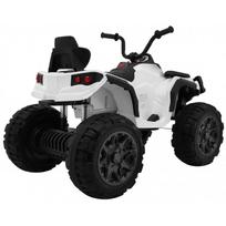 vaikiskas elektrinis keturratis - Vaikiškas elektrinis keturratis Quad ATV, baltas - 8 nuotrauka