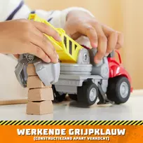 paw patrol figurele - Žaislinė figūrėlė, su priedais Spin Master Paw Patrol Rubble & Crew, raudona/geltona - 5 nuotrauka