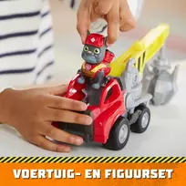 paw patrol figurele - Žaislinė figūrėlė, su priedais Spin Master Paw Patrol Rubble & Crew, raudona/geltona - 6 nuotrauka